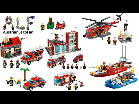 All Lego City Fire Sets 2013 - Lego Speed Build Review