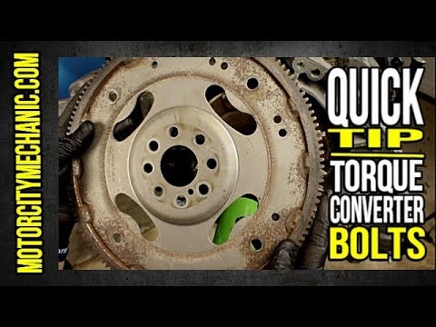 Quick Tip: Installing Torque Converter Bolts