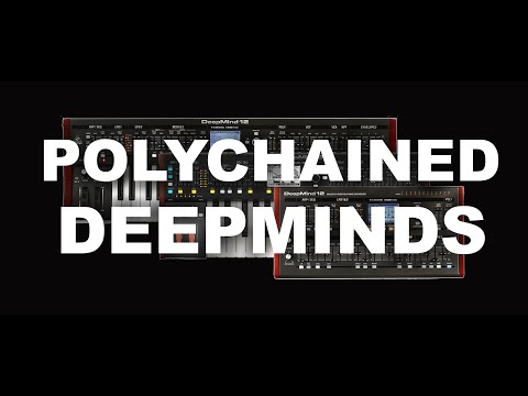 How to Polychain Behringer DeepMind Analogue Polyphonic Synths for 18, 24, 30+ Voices of Polyphony
