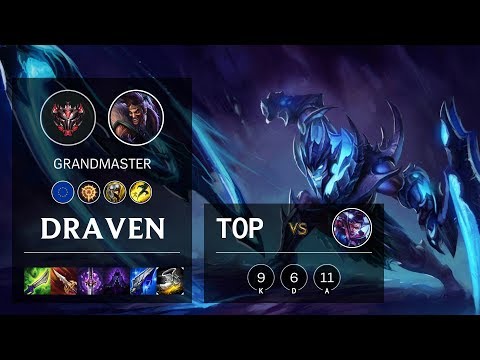 Draven Top vs Vayne - EUNE Grandmaster Patch 10.10