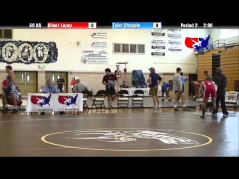 2012 Univ. WTT: 60 KG - Oliver Lopez (NYAC) vs. Tyler Chapple (Unattached)