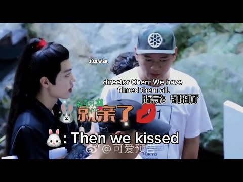 A kissing scene was indeed filmed!😍 #theuntamed #bjyx #xiaozhan #wangyibo #bjyxszd #fyp #trend  #bl