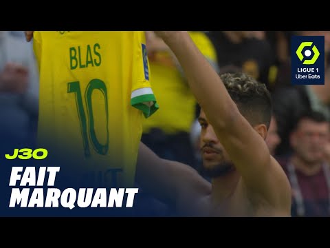 Une demi-heure sur le terrain, une passe décisve et un but : Ludovic Blas sauve Nantes ! 2022-2023