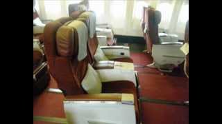 preview picture of video 'Air Madagascar : MD011 CAN-BKK 08 NOV 2011 Affaires (Business) Class B767-300ER'