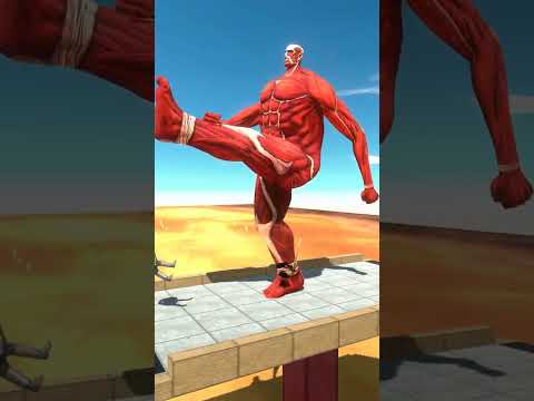 Colossal Titan Pushes Into Lava - Animal Revolt Battle Simulator #arbs