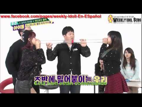 [Sub Español] 140129 Weekly Idol - Rainbow Blaxx [3/3]