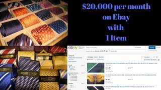 $20k+ a month in sales on Ebay with ONE ITEM !!  HOW ??