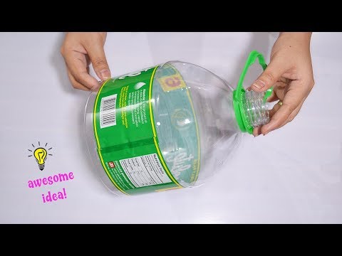 Easy way to recycle plastic bottle| how to recycle plastic bottle| best reuse idea Video