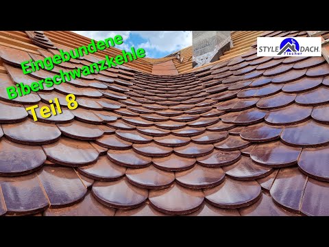 Eingebundene Biberschwanzkehle - Teil 8 - 3 Ziegel breit - Live aus Langenreichenbach - Ziegelkehle