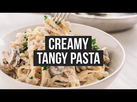 CREAMY TANGY PASTA | HEALTHY VEGAN | FIVESEC HEALTH