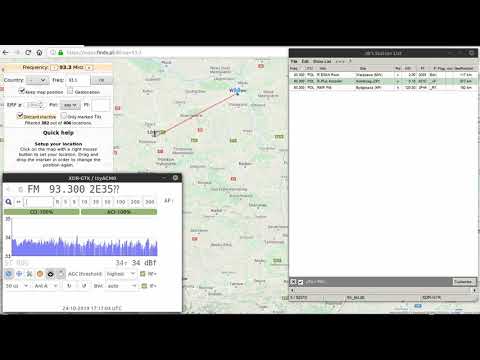 93,3 - FM DX Tropo reception / Eska ROCK