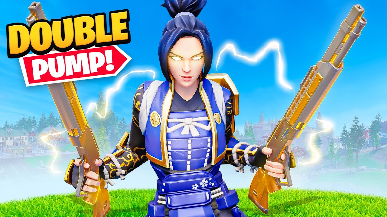 Epic UNVAULTED Double PUMP in Fortnite!