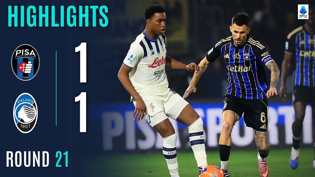 PISA-ATALANTA 1-1 | HIGHLIGHTS | Krstovic and Durosinmi Share Points in Pisa | SERIE A 2025/26