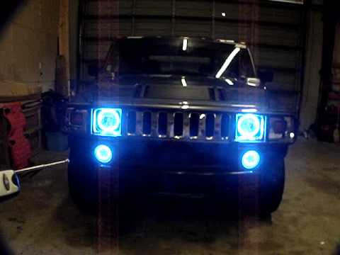Hummer H2 with ORACLE Halos Installed by Advanced Automotive Concepts