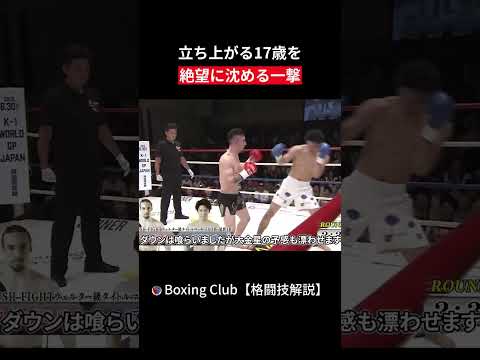 立ち上がる17歳を 絶望に沈める一撃
