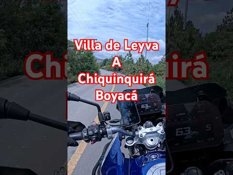 Villa de Leyva a Chiquinquirá Boyacá #moto #motorcycle #colombia #viajes #motovlog