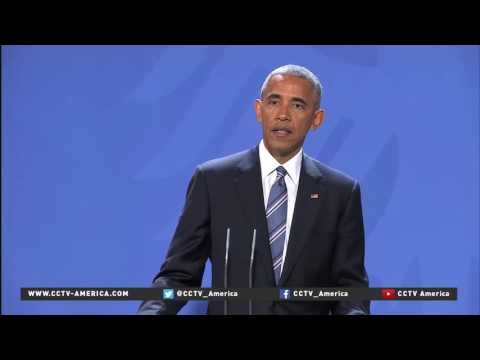 Obama visits Germany as concerns grow over President-elect Trump