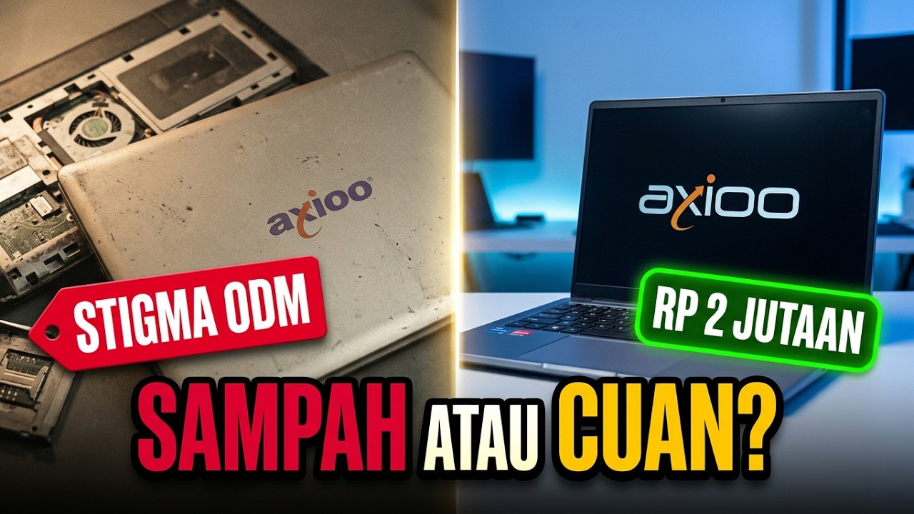 Kenapa Laptop Axioo Hype Bisa Murah Banget? (Stigma ODM)
