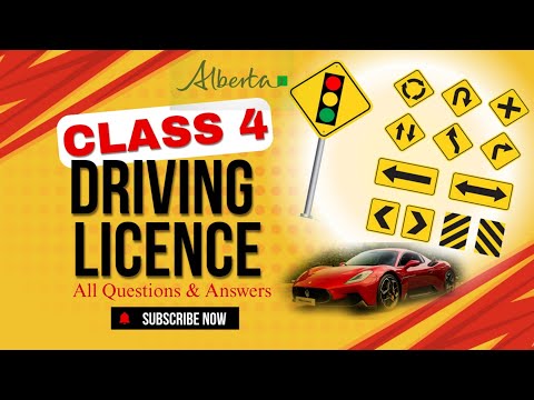 Alberta Class 4 Driver's License Exam Preparation | Knowledge Test – Questions & Answers Guide