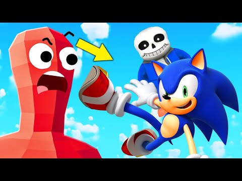 I UPGRADE This Wobbler Into SONIC and SANS in TABS!