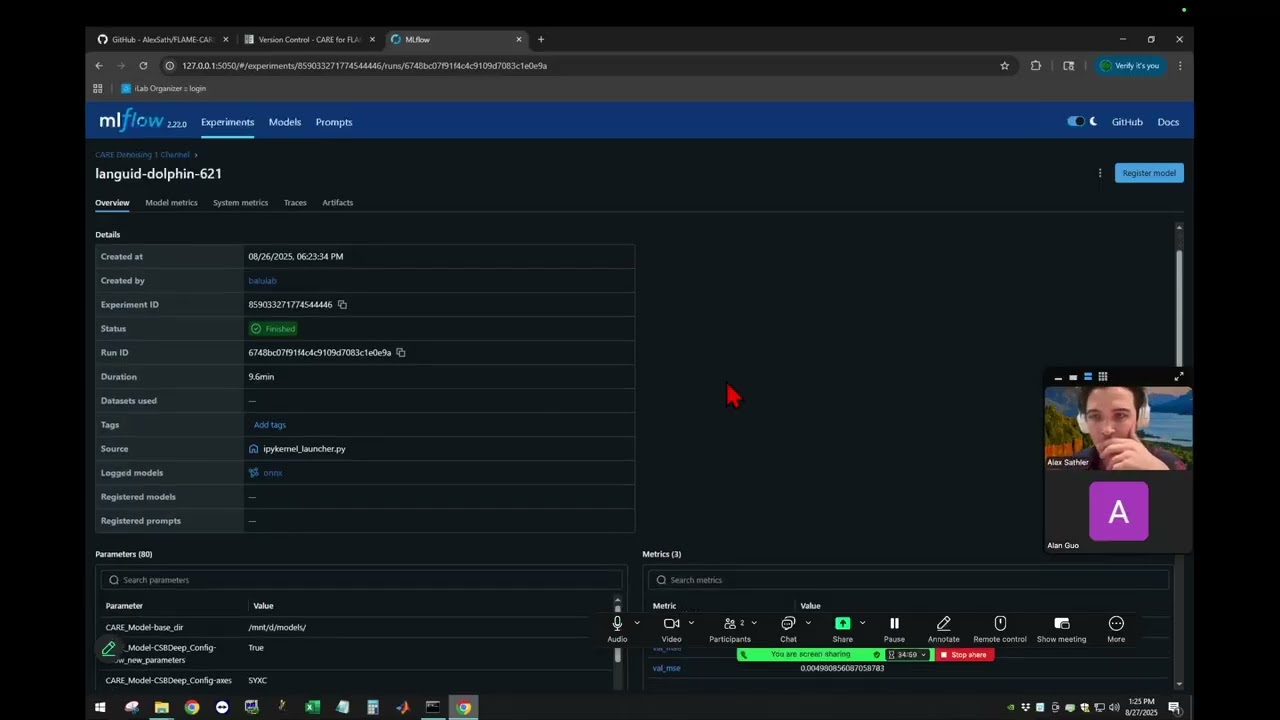 FLAME-CARE Tutorial - Model Version Control