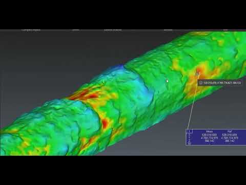 Leica Cyclone 3DR: Profile analysis of a tunnel captured by the Leica Nova MS60 Multistation