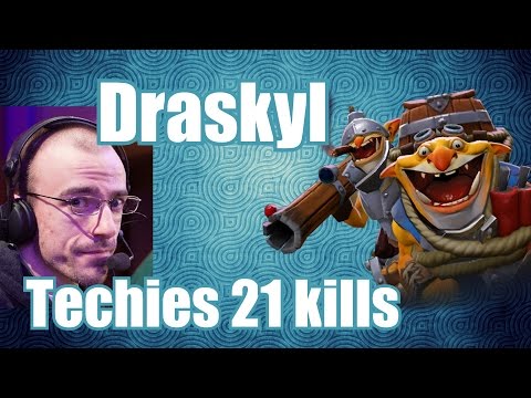 Draskyl - Techies 21 kills | Dota 2 Ranked Matchmaking