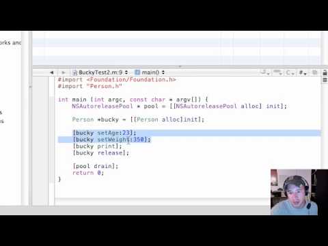 Objective C Programming Tutorial - 25 - Synthesized Accessor Methods