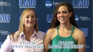preview picture of video 'Lincoln Memorial University Meet the Team 2012 -- Volleyball'