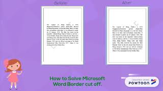 How to solve Microsoft Word border cut off