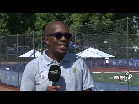 Korneeva and Babos battle it out at the single's decider at Tuks Tennis Centre.