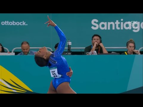 🥇 Kaliya Lincoln 🇺🇸 FX EF 14.233 2023 Pan American Games