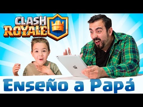 ¡PRIMER COMBATE DE PAPÁ CLASH ROYALE! // Juegos y Juguetes en Familia
