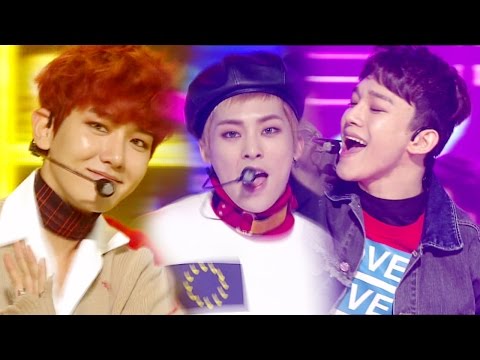 《UNIT》 EXO-CBX (첸백시) - Hey Mama! @인기가요 Inkigayo 20161113