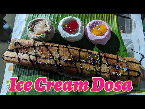 Ice Cream 🍧 Dosa | Amarnath Chats | Bengaluru Street Food | Tamil Vlogs |