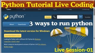 Python Tutorial | Python Programming from Zero #python  #pythontutorial
