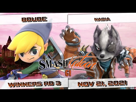 Bdude (Tink, Yink) vs. NadiA (Wolf, Pikachu) - Winners Rd 3 - Smashkatoon 61
