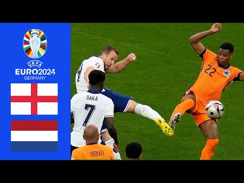 England vs Netherlands - EURO 2024 Semi-Final - Highlights and goals