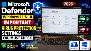 Microsoft Defender 2026 Windows 11 & 10 Important Virus Protection Set