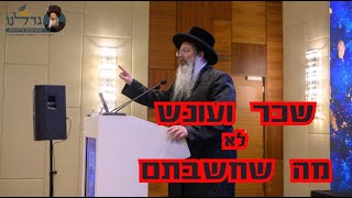 שכר ועונש - לא מה שחשבתם | הרה"ג רבי שמעון שנייבלג שליט”א בדבר חינוך אקטואלי | פרשת נשא | עברית