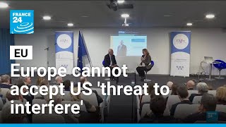Download lagu Antonio Costa says Europe cannot accept US 'threat to interfere' • FRANCE 24 English mp3