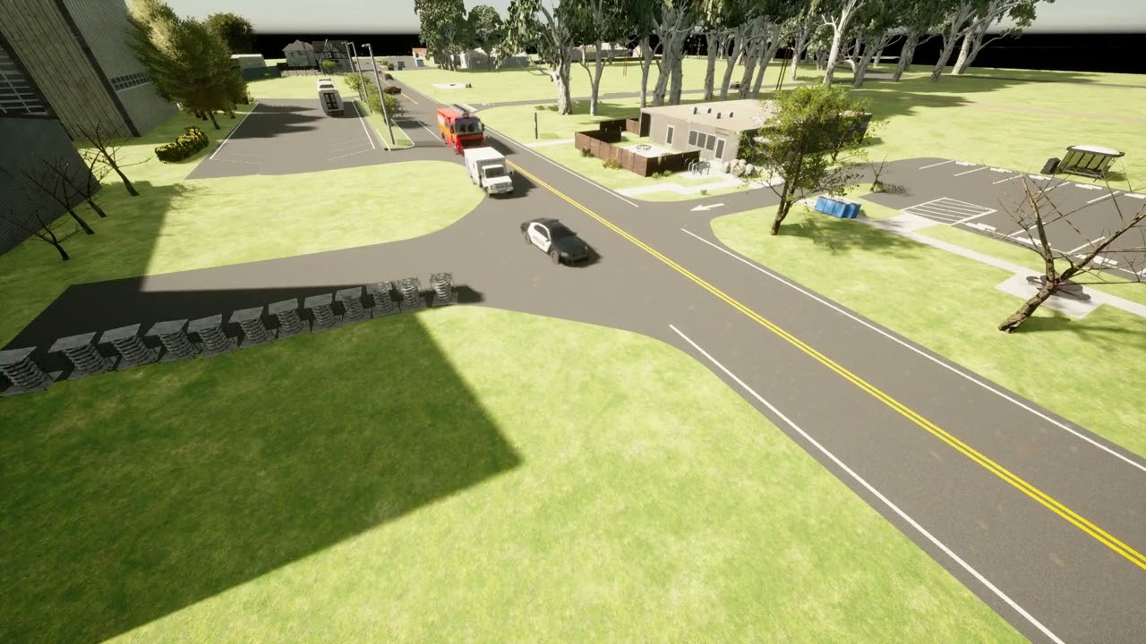 SimCloud - Bicycle Collision - RFS, CA