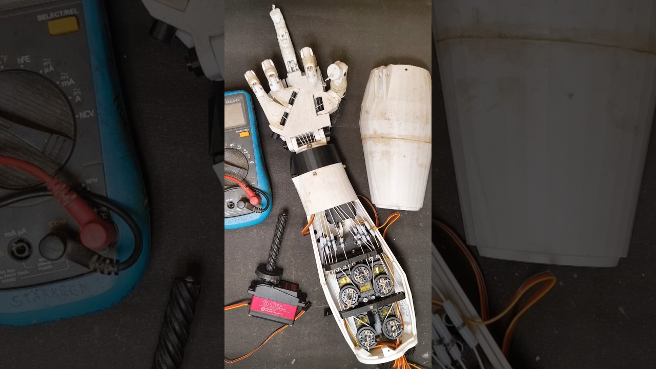 Life size Humanoid build progress. DIY 3D Printed Humanoid Inmoov Robot. #diy #robotics #humanoid