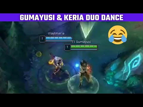 Gumayusi & Keria duo dance | T1 Stream Moments