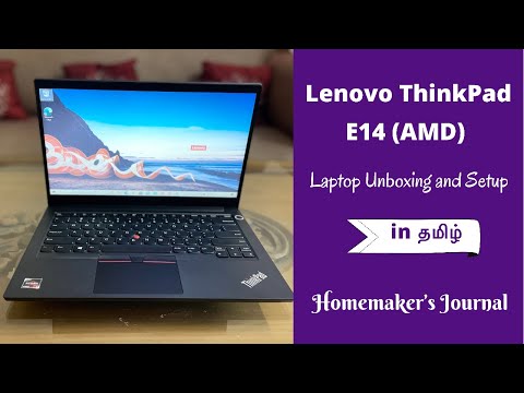 Lenovo ThinkPad E14 With Win 11 Pro  AMD Ryzen 5 16GB RAM 512GB SSD 14" FHD Display OS