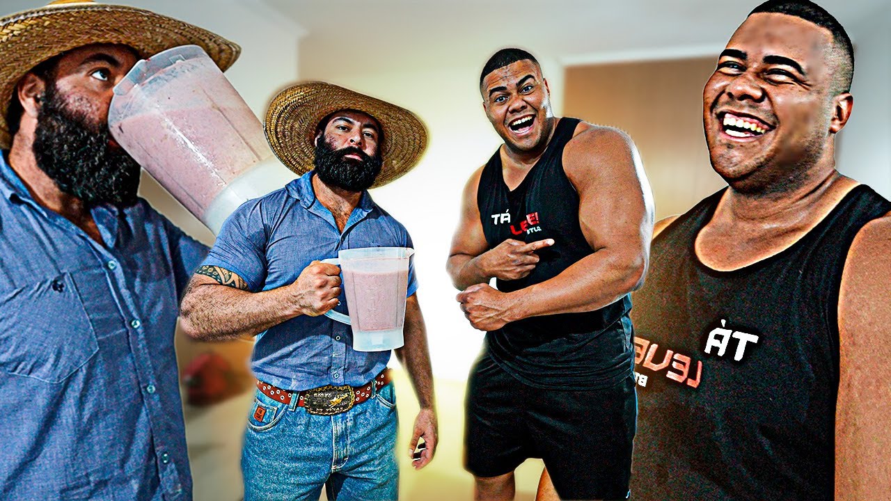 XUCRAO DEVOROU O SHAKE ANABOLICO DO BITELO