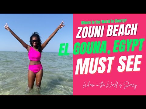 🌊 Zouni Beach Club El Gouna | Food, Games & Stunning Views in Egypt 🇪🇬