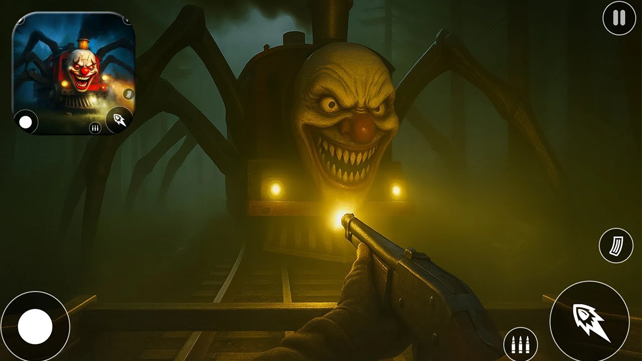 Scary Spider Train Adventure Android Gameplay