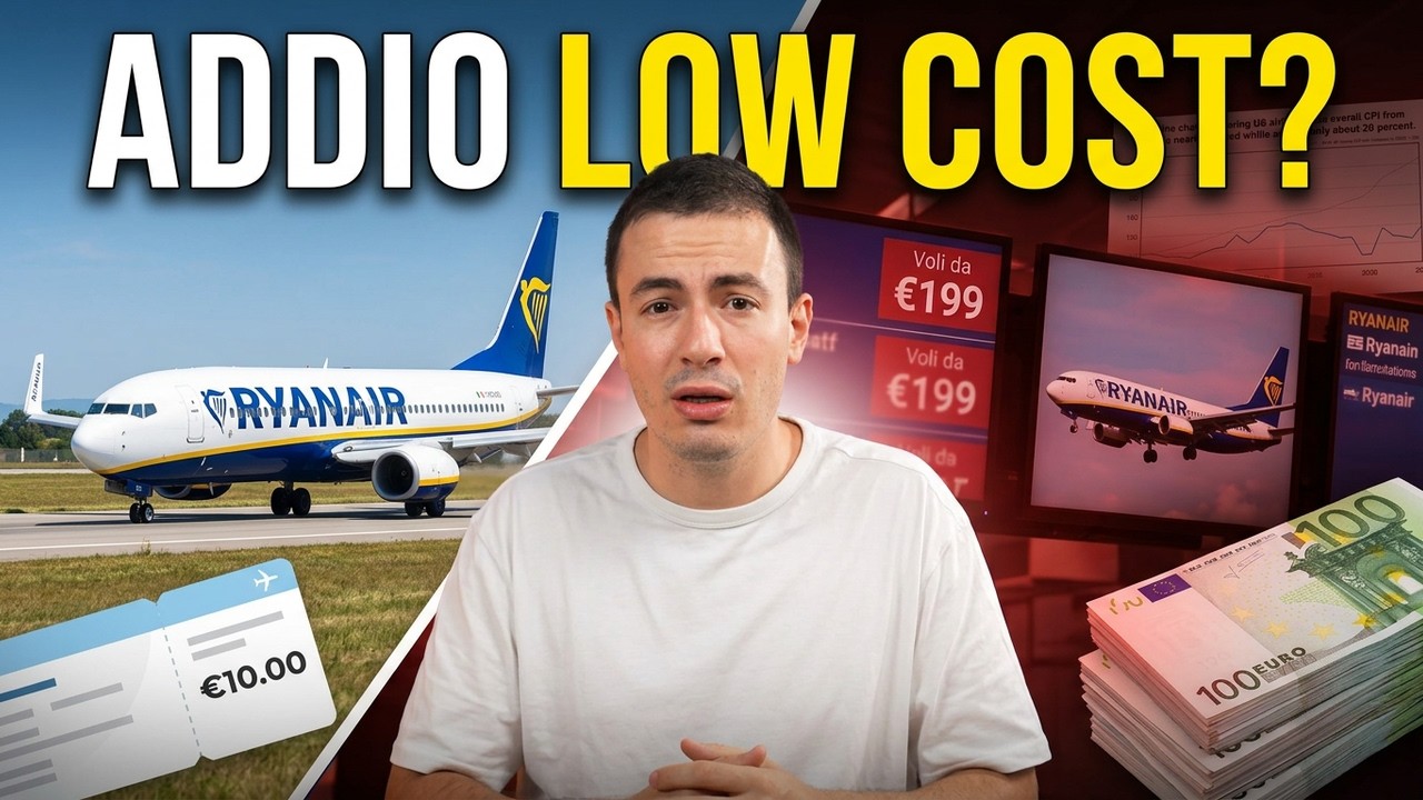 Sta ARRIVANDO la FINE del TURISMO LOW-COST?