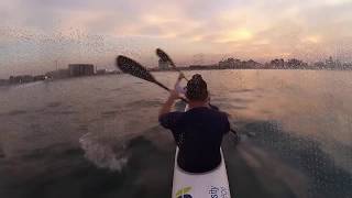 preview picture of video 'Durban Surfski Wave Riding'